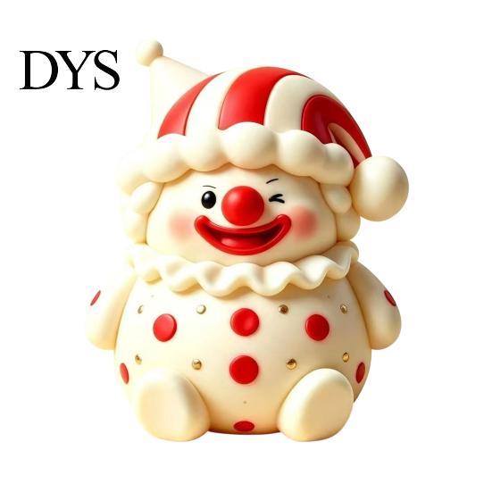 Squeezable Anxiety Relief Toy 1/2Pcs Cartoon Clown Stress Toy, Slow Rebound Squeeze Ball Reduction Fidget for Desktop Decoration