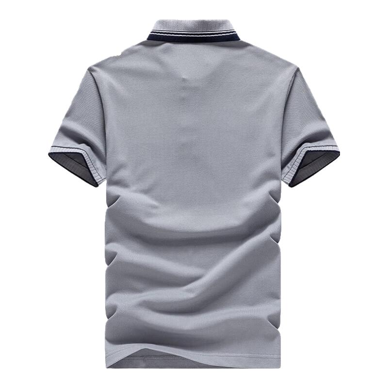 Men s Lightweight Pure Cotton Embroidered Polo T-Shirt 180/96A