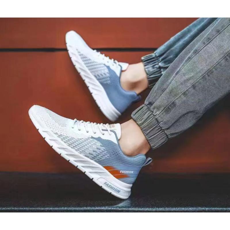 Men's Sneakers Summer Mesh Breathable Walking Shoes 2024 Fashion Breathable Knit Sport Shoes for Men