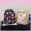Lightweight School Backpack With Animal Pattern And Air Cushion Straps For Middle School Students