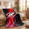 Spartak Moscow Print Flannel Blanket Soft Warm Sofa Bed Throw Blanket For Home Office Bedroom