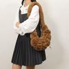 Soft Faux Fur Crossbody Bags for Women 2024 Winter Designer Korean Fashion Handbags New Trend Warm Shoulder Bag