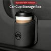 Car Door Cup Holder Leather Drink Storage Auto Seat Cup Organizer Bin For C3 C4 C5 C1 C2 Berlingo Celysee Xsara Picasso