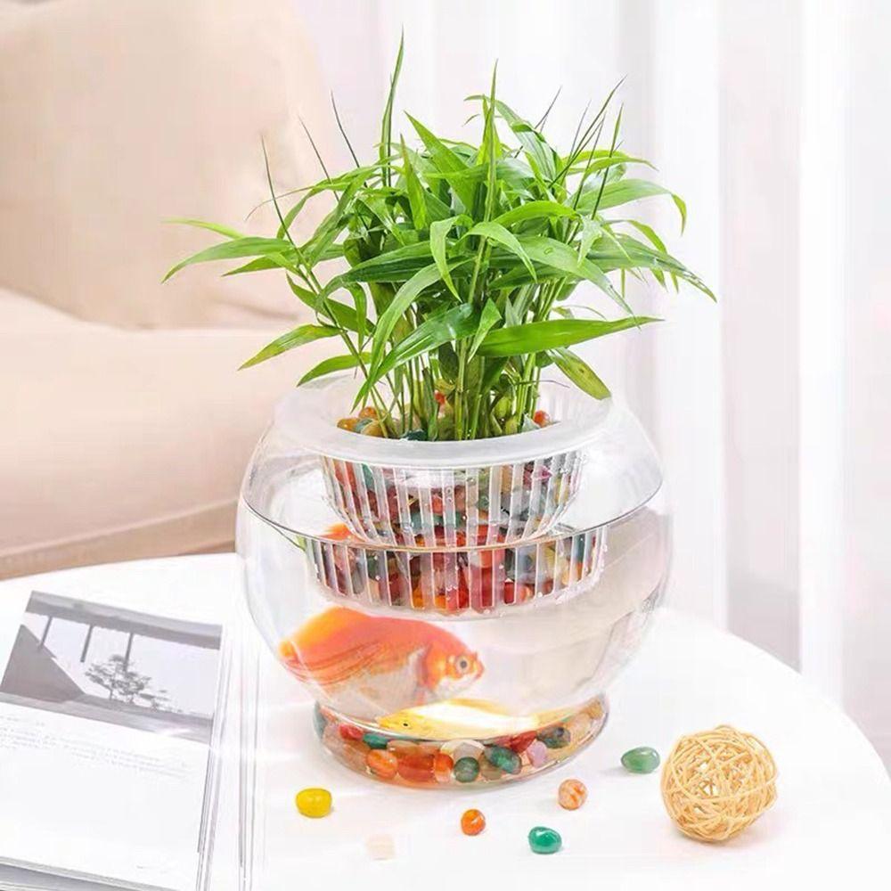With Handle Hydroponic Planter Self Watering Soil Flower Pot Durable Lazy Plant Pot
