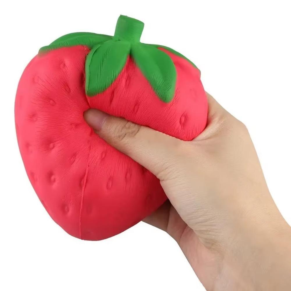 Non-Toxic Squishy Squeeze Toy Strawberry Banana Peach Squishy Slow Rising Toy Adults Kids