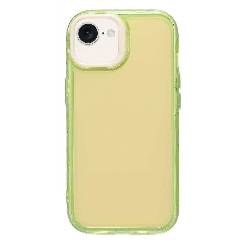 For iPhone 16e Case Inner Wave Pattern TPU+Acrylic Phone Cover