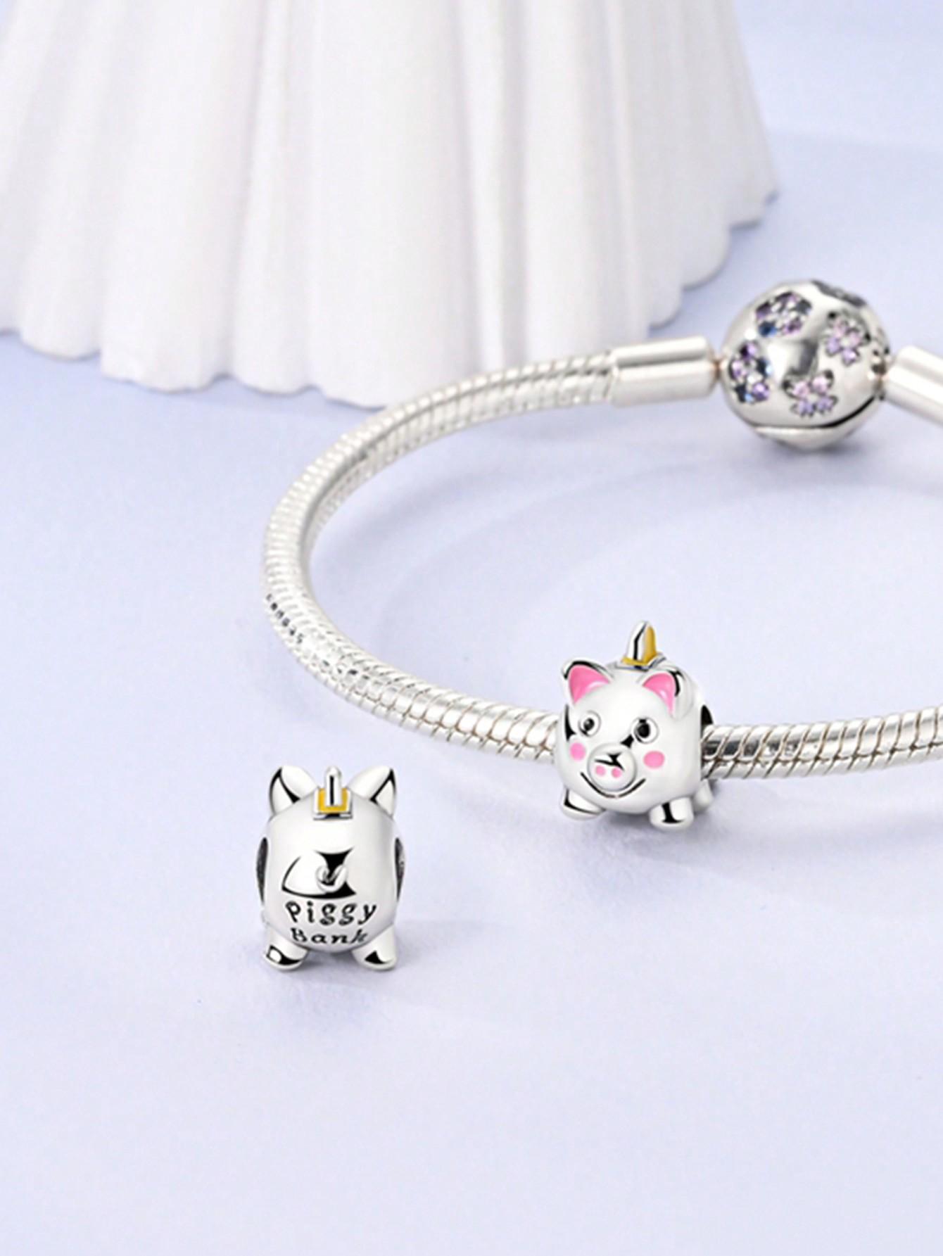 

Charm Bead Charms Plata Cats puppies and giraffes Bead Charms Charm copper Plated Compatible With copper Authentic Bracelets for Jewellery Making Do I