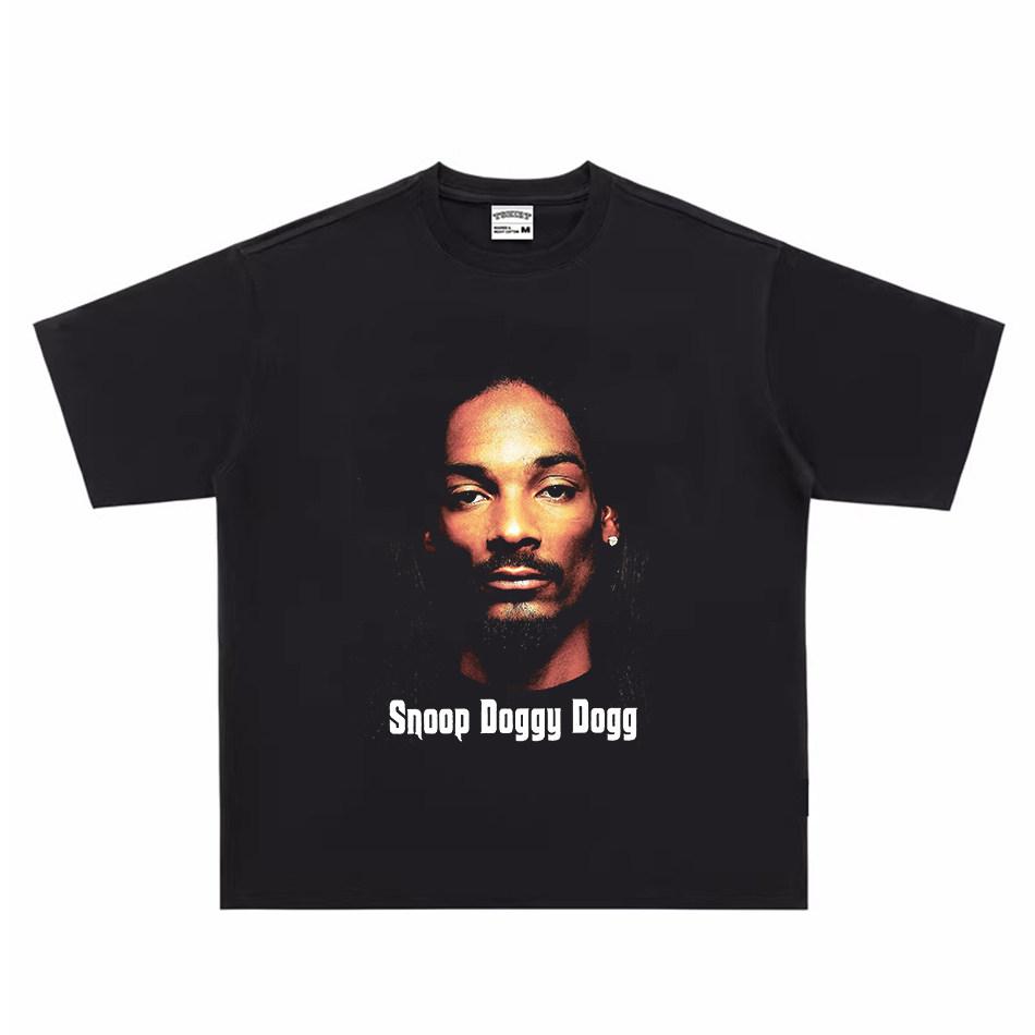 Snoop Dogg Dogg Print Tshirt High Street HipHop Short Sleeve Cotton Graphic Tee High Quality Inspired By Y2K XL
