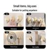 Beech Wood Suction Cup Hook, Punch-Free Vacuum Adhesion for Bathroom, Toilet, Clothes, or Hats
