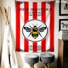 Brentford F.C Wall Hanging Printed Fabric Blanket Decorative Tapestries for Bedroom Living Room Home Decor