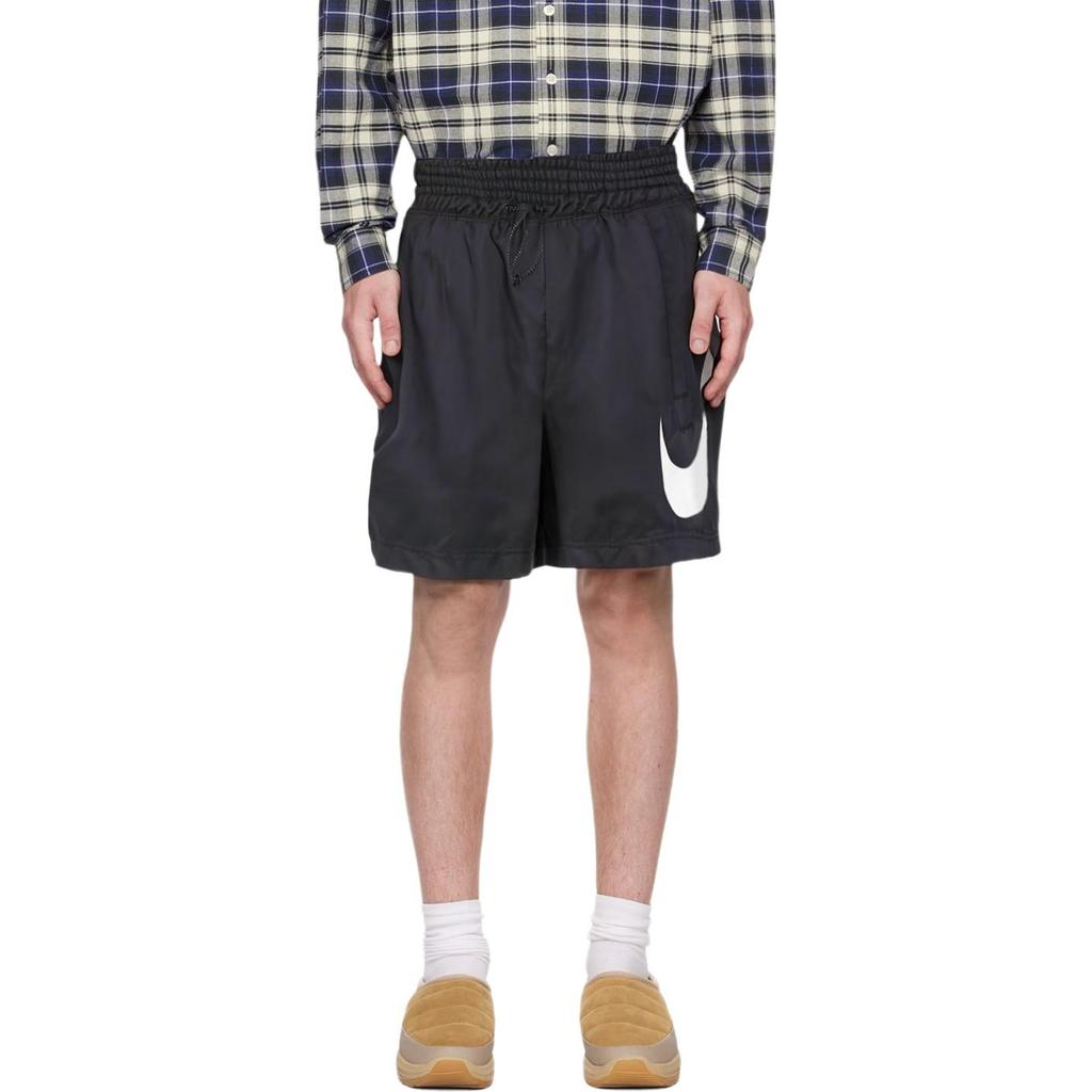 Nike Breathable Comfortable Logo Print Casual Shorts Women shorts Black CT6044-010
