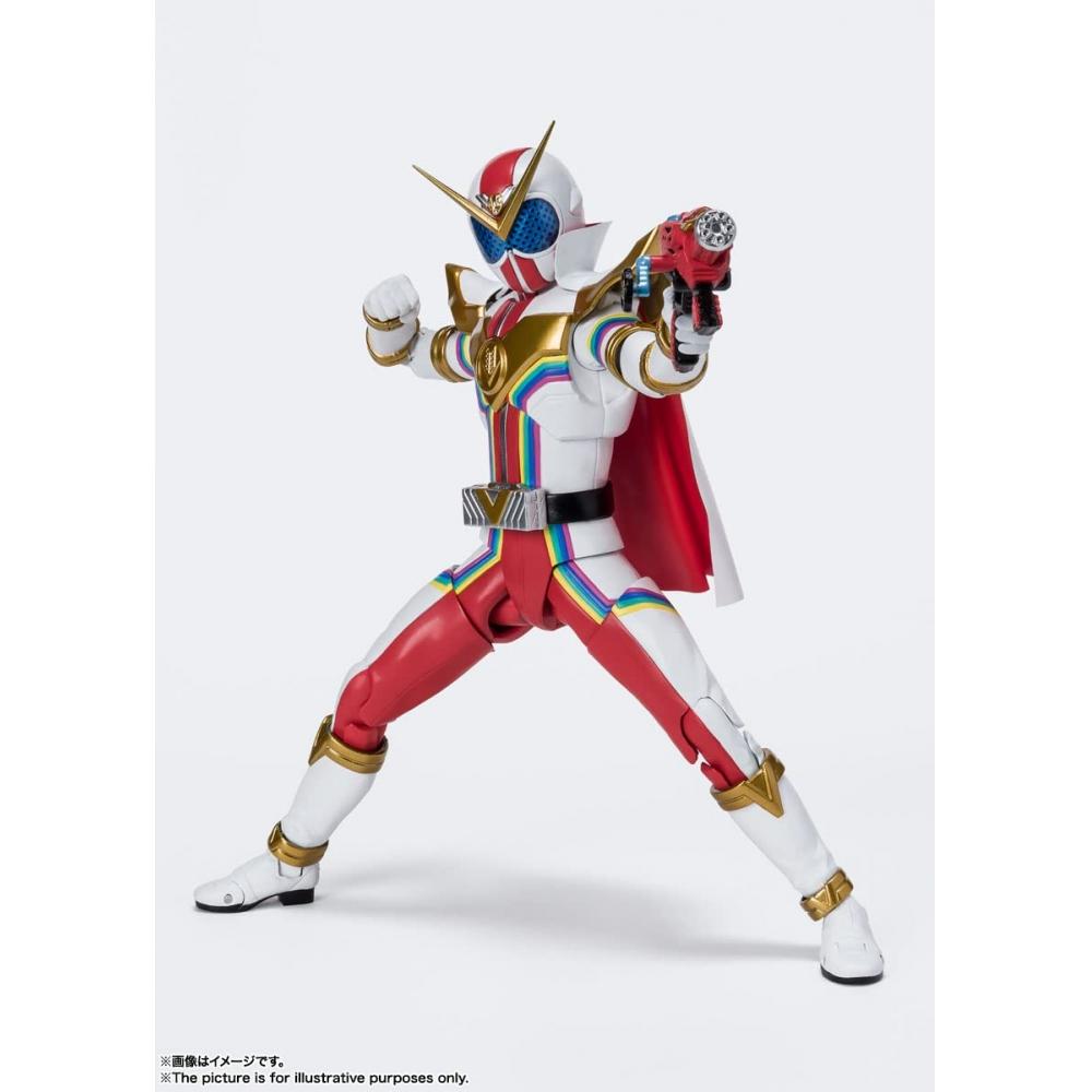 SHFiguarts Kikai Sentai Zenkaiger Zenkaiser přibližně 145 mm pohyblivá figurka z PVC/ABS lakovaného materiálu