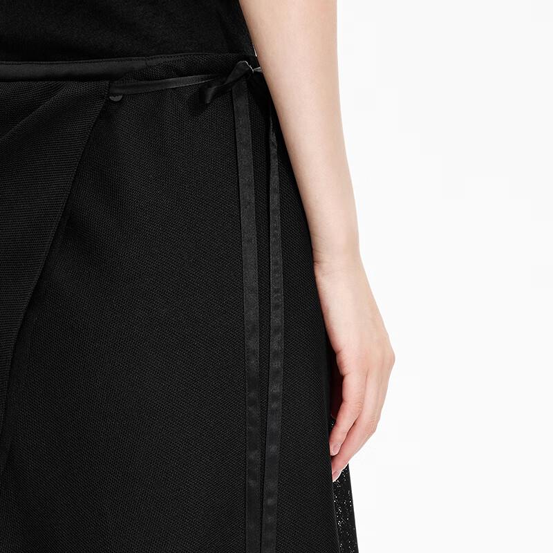 JNBY Women's A-Line Casual Midi Skirt