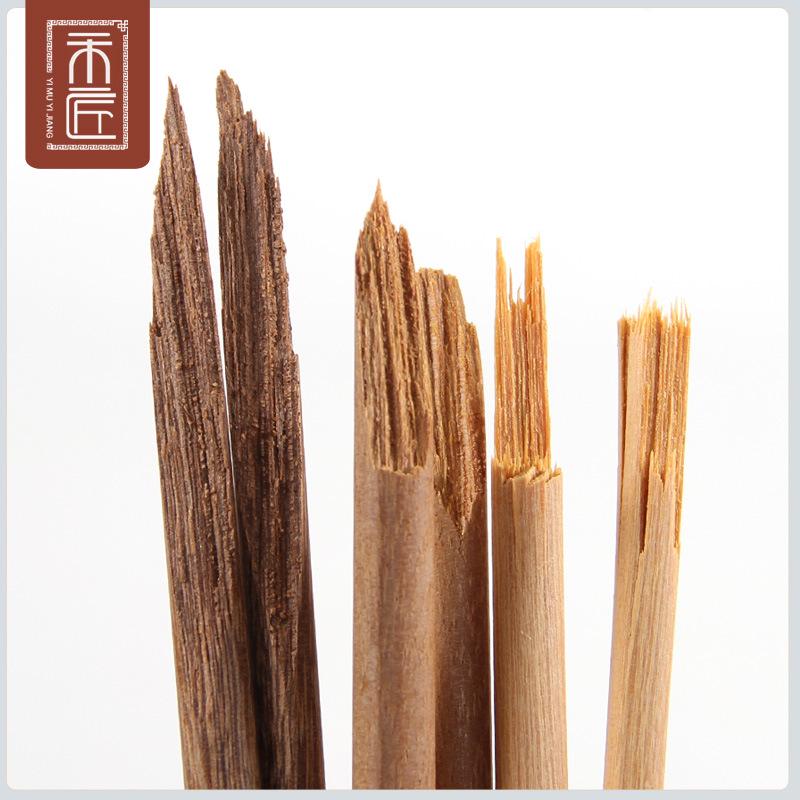 Unlackierte Wenge-Essstäbchen zum Servieren, 32 cm – Essstäbchen zum Schöpfen für Hot Pot & Nudeln