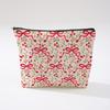 Pink Bowknot Zipper Storage Bag Travel Portable Wash Pouch Student Pencil Case Multi-Purpose Organizer for Women