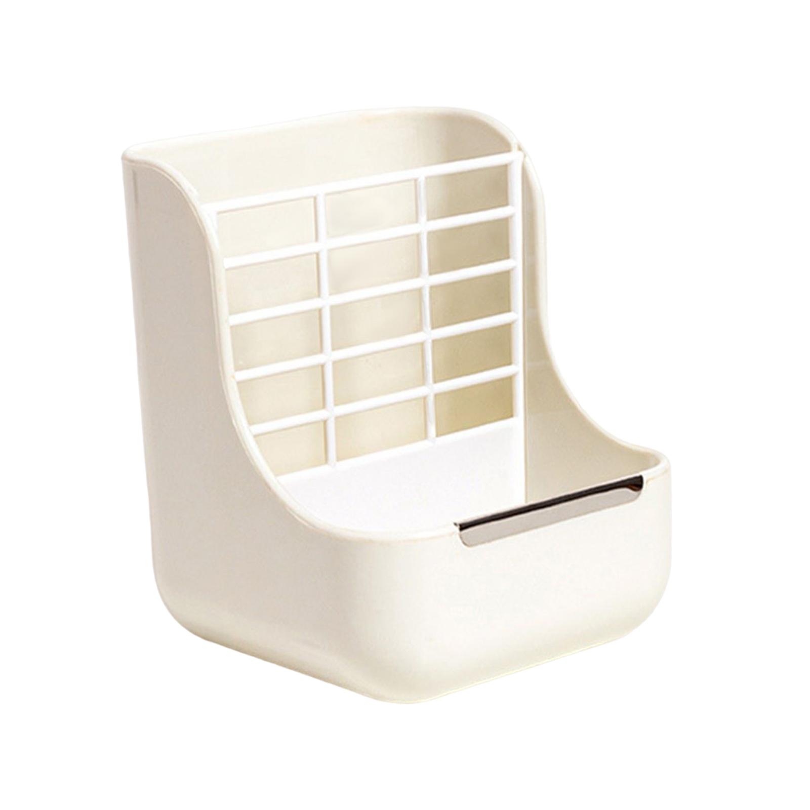 

2 в 1 Кормушка для кроликов Товары для домашних животных Съемный диспенсер Легкая кормушка для еды Миски для корма Подставка для корма для морских свинок Хомяков Кроликов белый