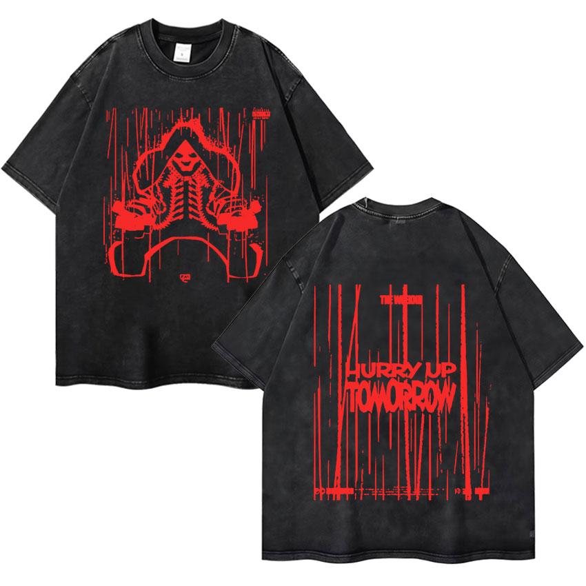 Camiseta Clásica Oversize Lavada Vintage XO de The Weeknd para Hombre y Mujer Camisetas de Manga Corta de Alta Calidad Camisetas Acogedoras para Adolescentes