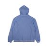 Ertr Flame Waffle Appliqué Hoodie Zip-Up Light Blue
