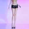 Sexy Ultra-thin D Oily Aurora Suspenders Integrated Stockings Women Polka Dot Black Silk Pantyhose Sexy Sex Temptation