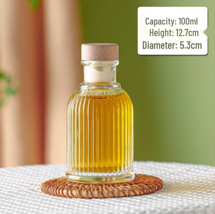 150ml Transparent Mini Glass Bottle for Liquor, Cold Brew Coffee, Fruit Wine, and Dispensing, with Sealed Two Ounce Capacity