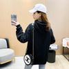 2023 Autumn/Winter Cross-border Casual Loose Hooded Sweatshirt with Plus Velvet for Men and Women