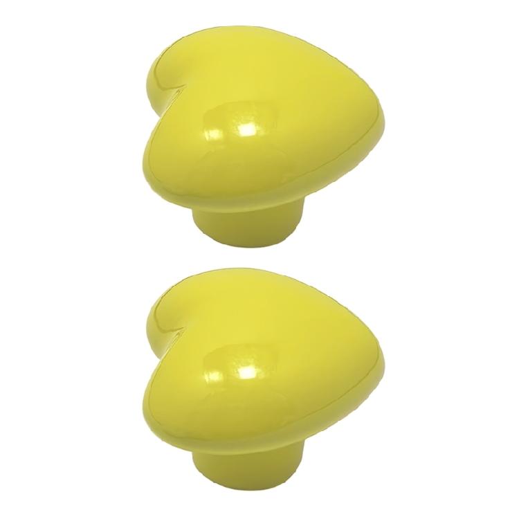 3pcs Charming Ceramic Heart Cupboard Pulls Kids Friendly Easy To Install Decorative Drawer Handles for Nursery & Home
