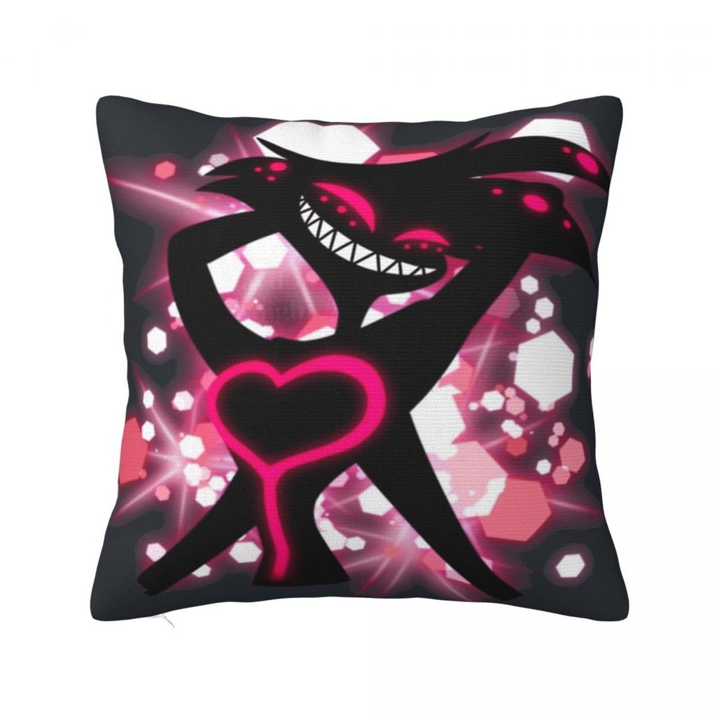 Pillow Case Cartoon H-Hazbin HotelS Soft Pillow Cover Novelty Cushion Cover Custom DIY Pillowcases For Living Room Chair