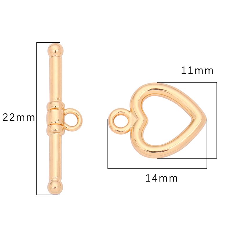

1 компл./пакет, медные застежки с пряжкой OT для DIY, ожерелье, браслет, серьги, изготовление ювелирных изделий, аксессуары для рукоделия 11x14mm 22mm