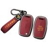 Genuine Leather Metal Key Holder for Southeast Lingzhi V5 V6 Folding Remote Key