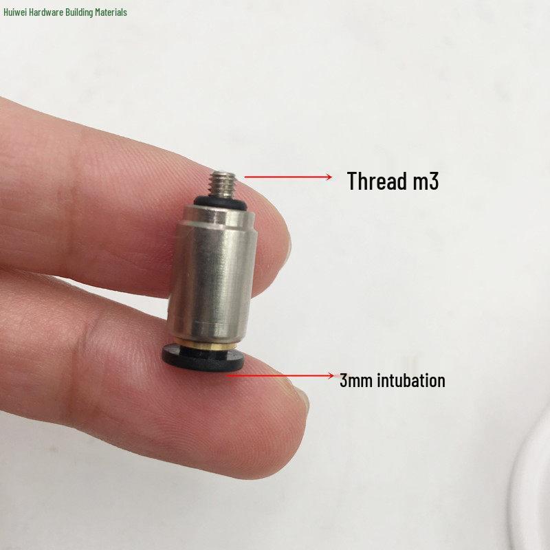 Pneumatic Mini Push-in Connector Set: PC4/6-M5, POC3-M5/4-M6, PL4-M3 Elbow
