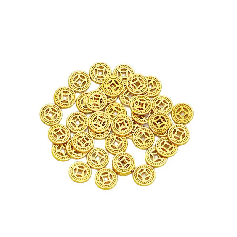 14K Gold-Platiert Farbechte Kupfer-Abstandshalter für DIY Schmuckherstellung