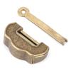 Chinese Vintage Padlock Antique Retro   Lock Key for Jewelry Box Drawer Cabinet (Small)