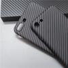 For iPhone 8 7 Plus Case Simple Matte Hard PC Carbon Fiber Texture Pattern Phone Cover Dustproof Fingerprint-Resistant Bumper