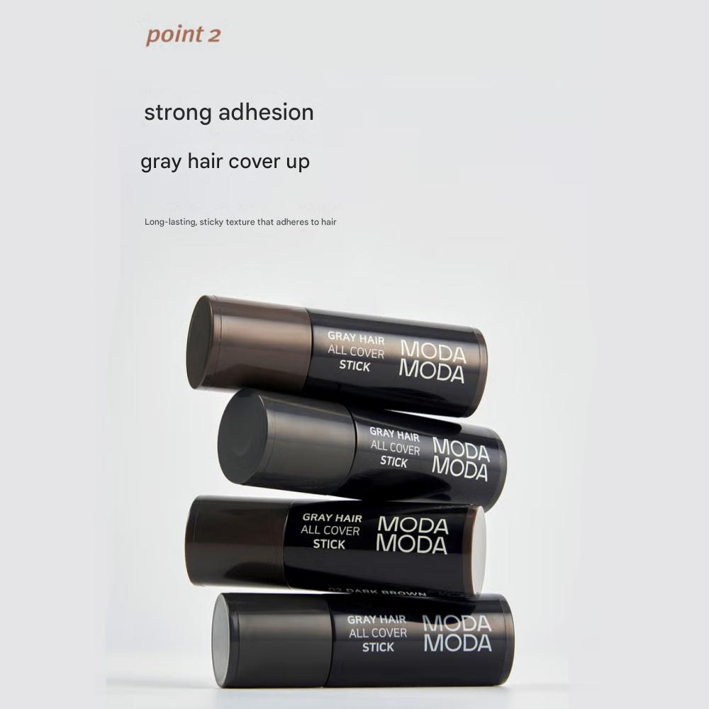 Modamoda Pokrycie siwych włosów Ciemny brąz