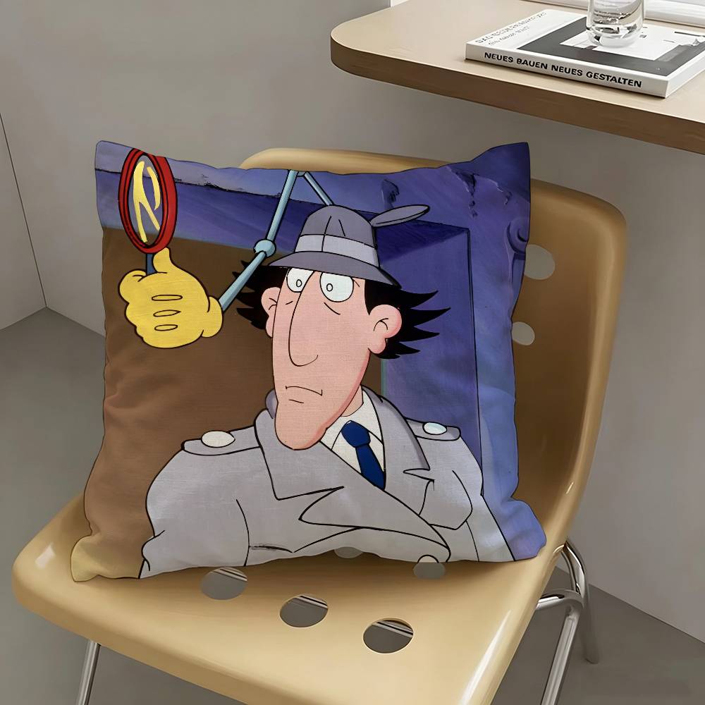 1pc Cartoon Inspector G-adget Pillow Case Fashion Square Pillowcase Bedroom Sofa Room Ins Decoration Leisure