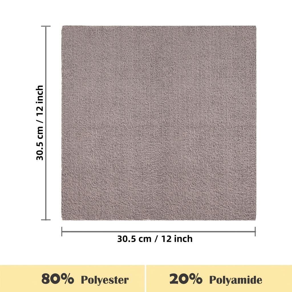 High Quality100pcs Reusable Cleaning Cloths Microfiber Towel Washable Tear Away Cleaning Towels Roll 12× 12 Absorbent Rags Drying Dishcloths For