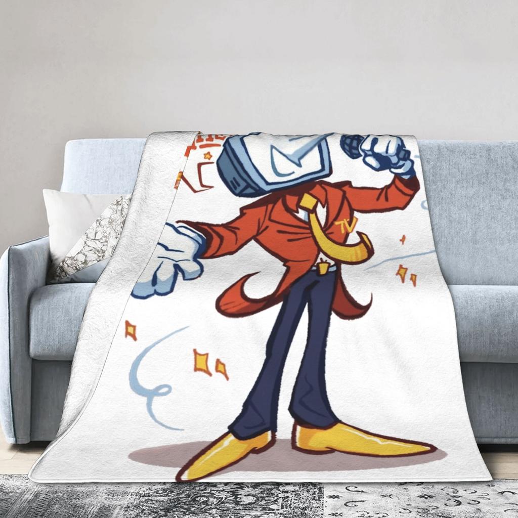 Deltarune Warme Weiche Decke Spiel Kinder Plüsch Überwurfdecke Grafisch Wohnzimmer Flanell Tagesdecke Sofa Bettbezug