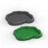 ABS Resin Water Dish Feeder Imitation Rock Design Feeder Bowl New Pet Feeder Basin  Small Reptiles