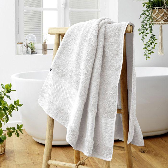 Bath Sheet "Garance" 90 X 150 Cm / 100% Organic Cotton / 600 Gr/m² l'Effet Papillon - Garance Chantilly - Bath Sheet 90 X 150 Cm