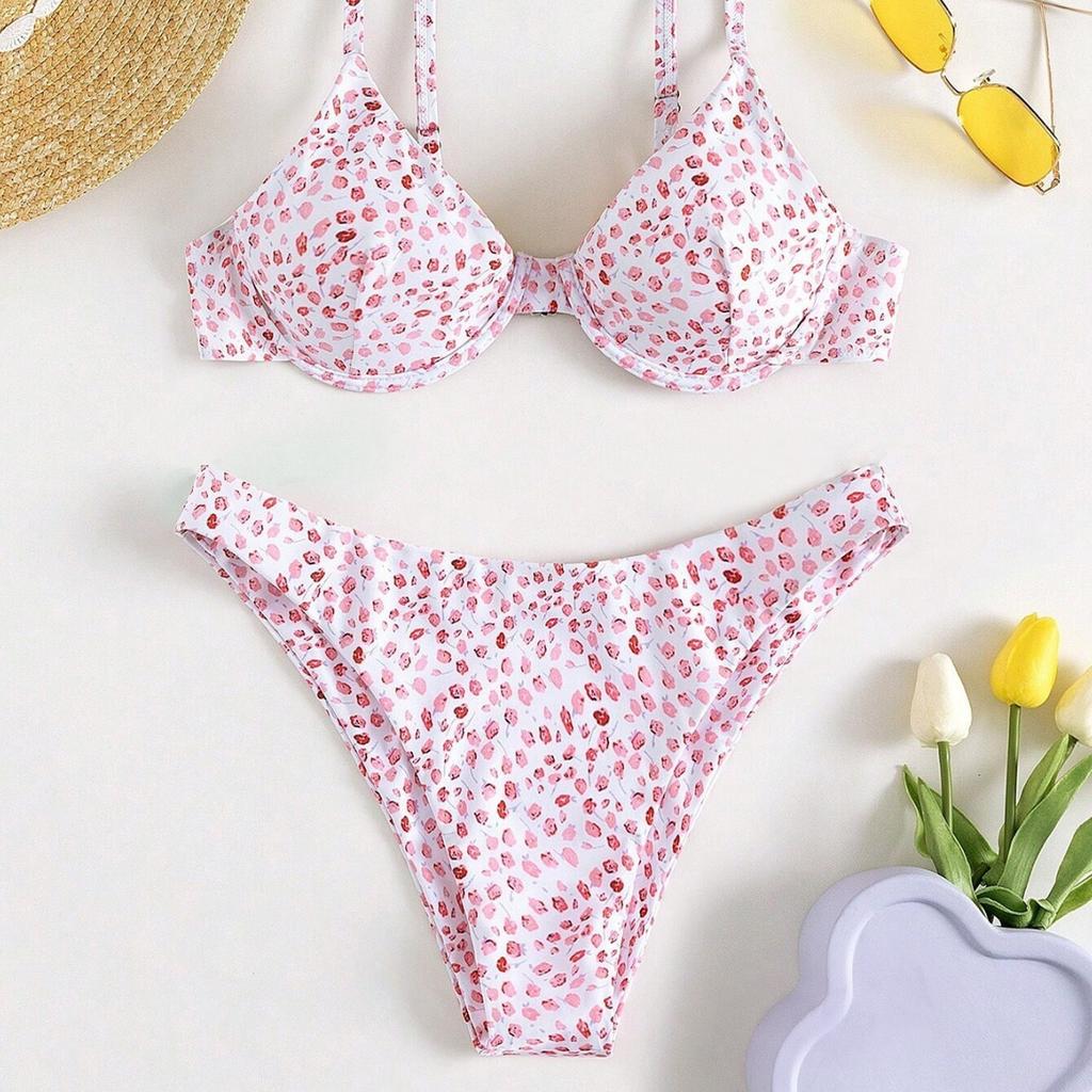 1011 European and American New Polka Dot Sexy Split Bikini Swimsuit Hot-selling Bikini Women's Swimsuit Summer