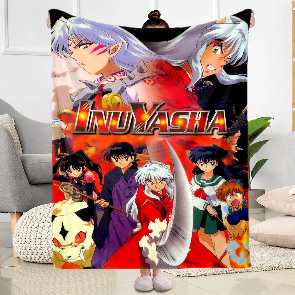 Inuyasha Adventure Blankets are suitable for living rooms,making them an ideal choice for outdoor travel and gifts.