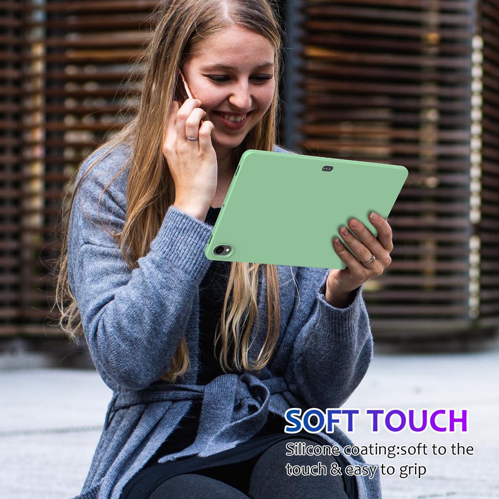 For Samsung Galaxy Tab S11 Case Liquid Silicone Anti-Scratch Tablet Cover