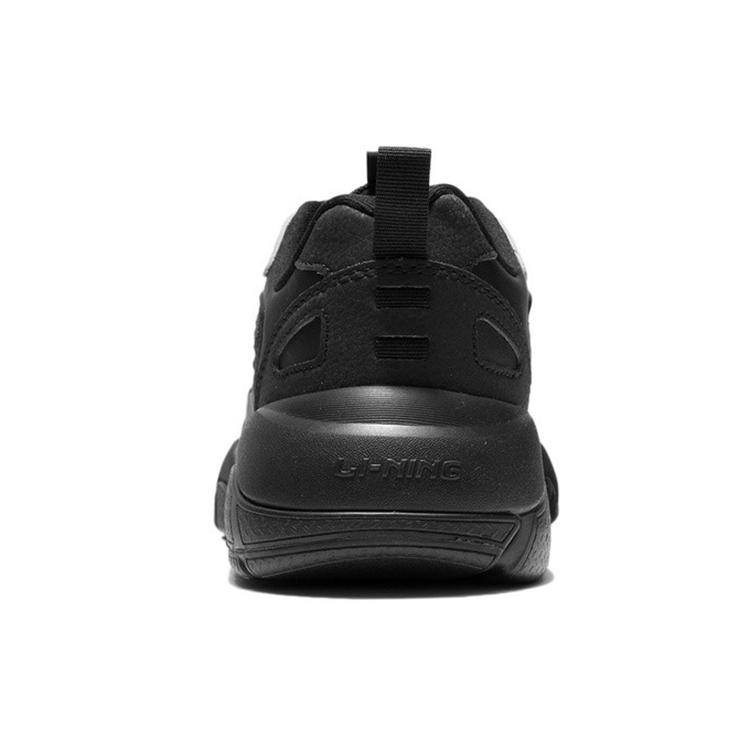 Li Ning Slip Resistant Abrasion Resistant Low Top Sports Casual Shoes Men's Black AGCR477-4