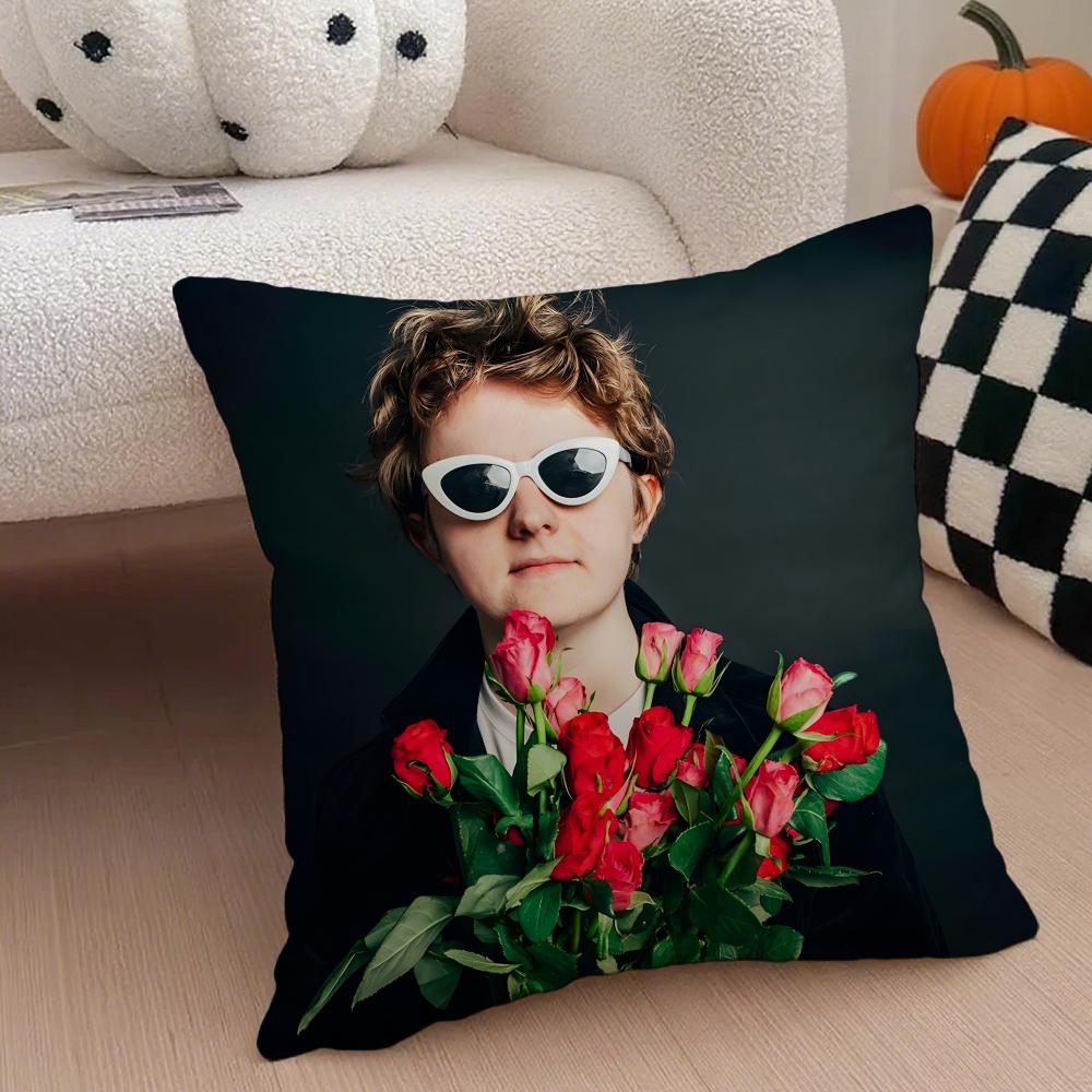 Intense POP Singer LLewis Capaldi Cushion Cover Throw Pillow Cover Hidden Button Durable Polyester Chair Cushion