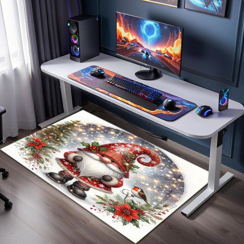 Christmas Gnome Festive Lights Flowers Carpet Home Decor Living Room And Bedroom Mats Office Chair Cushion Doormat Christmas Gifts