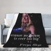 Freya Skye Sänger Tour 2026 Decke Mehrere Größen Warm Gemütlich Flauschig Überwurfdecken für Couch Sofa und Bett