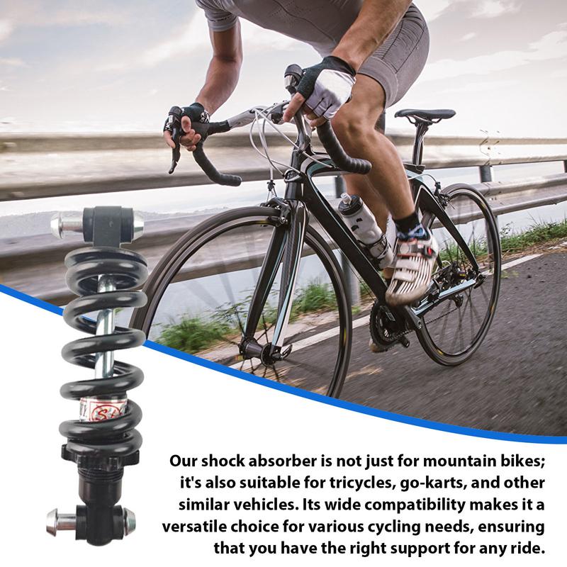 Adult Bicycle Shock Absorber Rear Shock Absorber Comfortable Ride Stable Long-Lasting Shock Absorber