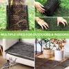 Anti-Cat Mat with Spikes - 2m Long Pet Repellent Mat for Garden, Fences, Sofa, Protect Plants from Cats & Dogs, Deterrent Mat with 8 Ground Anchors