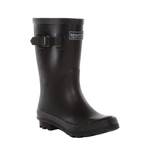 Regatta Niños/Niños Fairweather Wellington Boots 11 UK negro