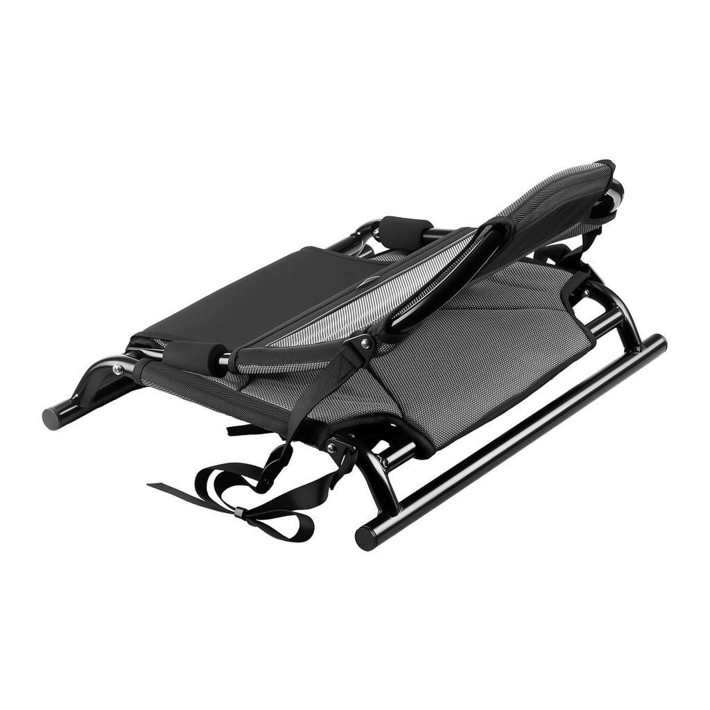 Kayak Seat, 1 Pack 34 mm Raised Height, Universal Foldable Canoe Seat with Adjustable Back Support, Adjustable Straps, and Aluminum Alloy Frame for
